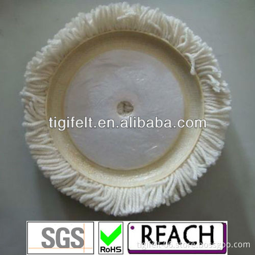 high quality 7" single side 100% wool buffing pad